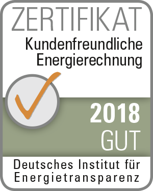 Zertifikat Energierechnung